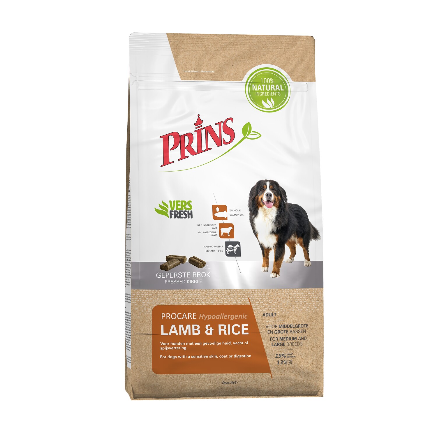 Golven ticket arm Prins ProCare Lamb & Rice 3 kg - Prins Petfoods
